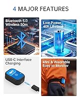 Vista 5 de Acelerómetro + Inclinómetro Bluetooth 5.0 WT9011DCL MPU9250 Giroscopio de 9 ejes de alta precisión + Ángulo (Precisión XY 0.2°) + Magnetómetro