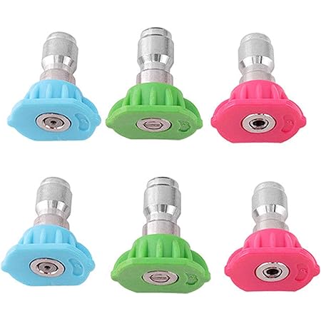 Podoy Second Story Quick-Connect Nozzle Kit for Gas Power Pressure Washers 4000 PSI Rating with Tip 1/4" Color Green Size 3.0 Pressure Washer Spray Nozzle