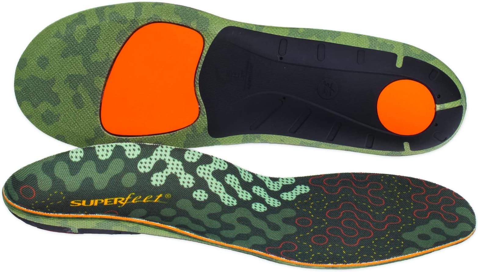 Superfeet Hike Cushion Insoles for Hikers with Medium to High Arch Support & Adaptive Comfort Technology - 11.5-13 Men / 12.5-14 Women