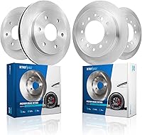 Vista 49 de Detroit Axle - Rotores de freno delantero de 5 lengüetas 4WD para Ford F-150 1997-2003 1998-2003 Rotores de freno de disco Lobo 1999 2000 2001 2002