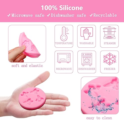 Miniatura 3 de Molde de fondant de orejas de conejo de Pascua, molde de silicona de conejo grande 3D, molde para hornear zanahoria y chocolate para decoración de