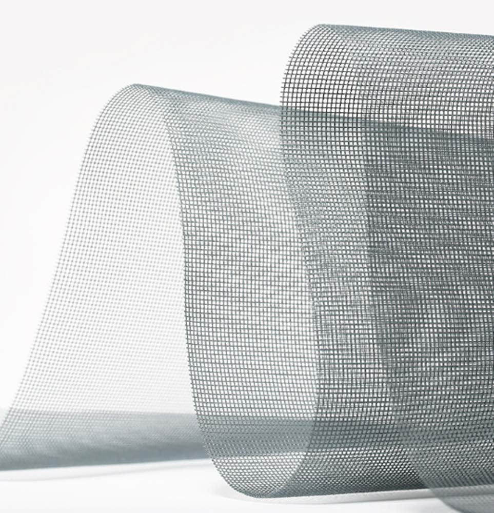 zanzariera per finestre, in fibra di vetro, invisibile, multiuso, colore: grigio, grigio
