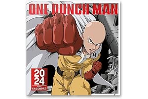 Grupo Erik One Punch Man Wall Calendar 2023 12" x 12" |...
