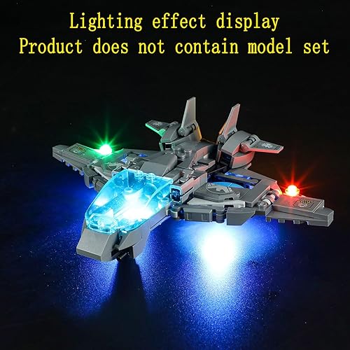 Miniatura 7 de GEAMENT Kit de luces LED compatible con Lego Avengers Tower 76269 (juego de modelos no incluidos)