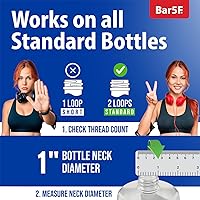 Vista 6 de 2 Bombas universales para botella de champú/acondicionador de 1 l/33.8 onzas