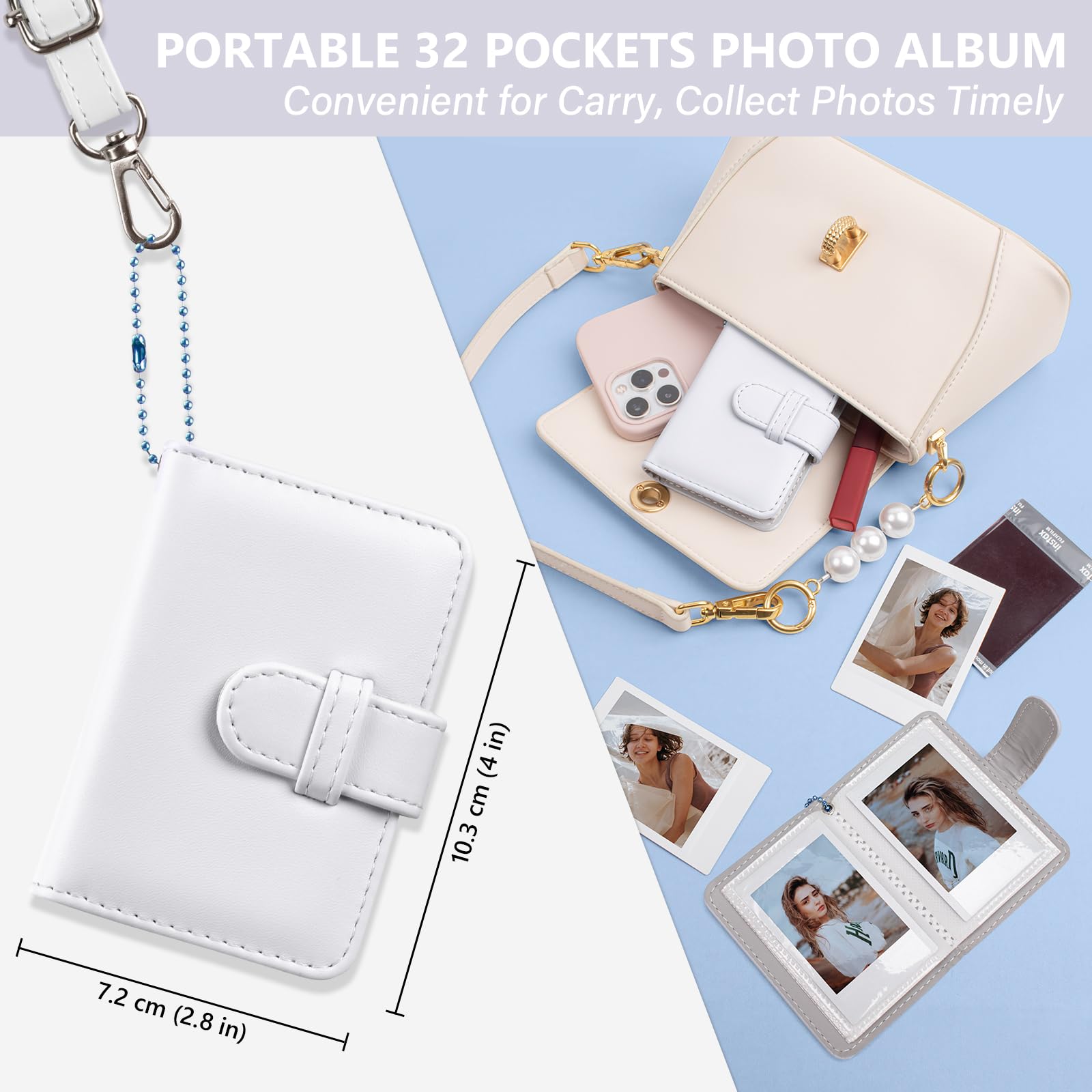 HIYQIN 8 in 1- Camera Case and Accessories Compatible with Fujifilm Instax Mini 12 - Image 3