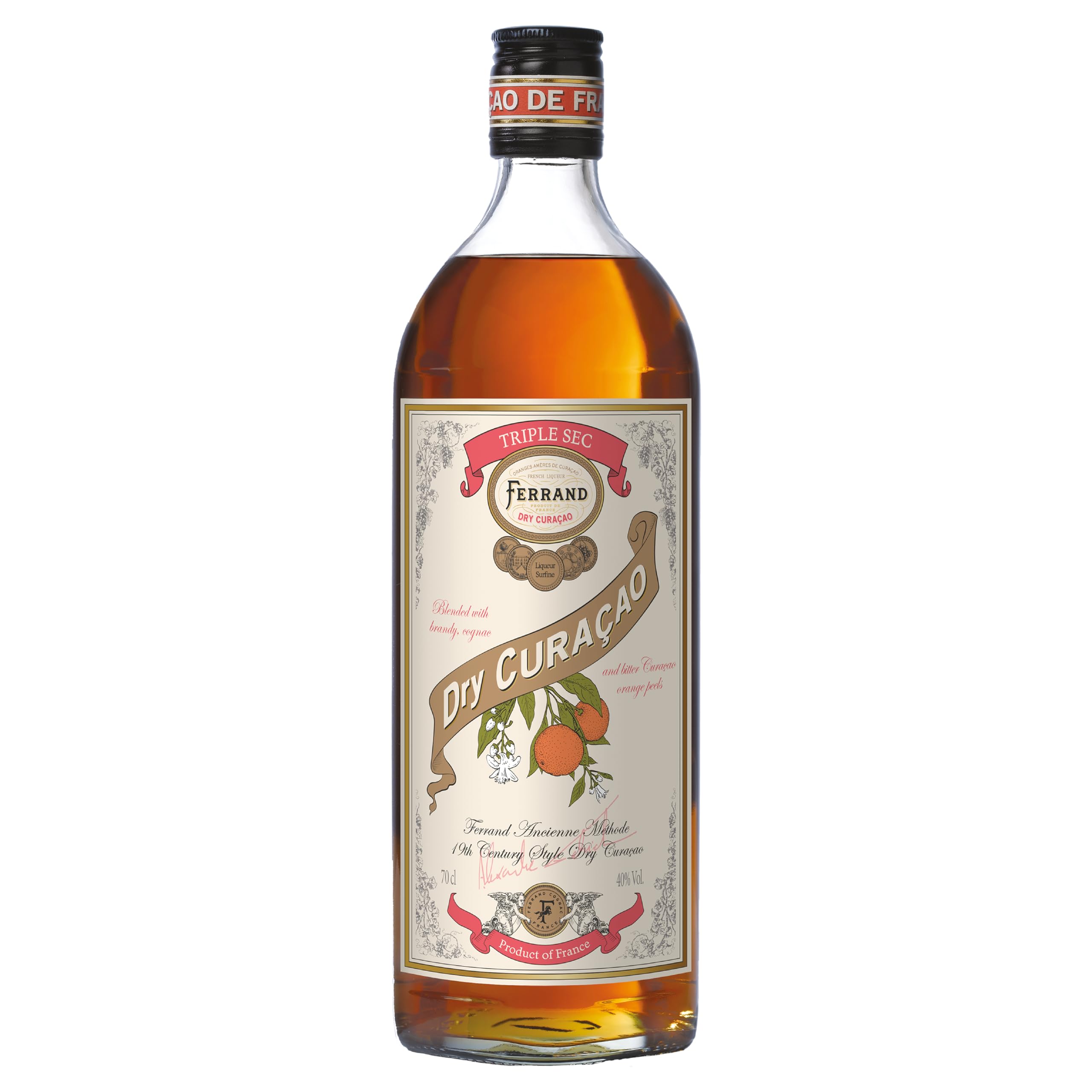 Ferrand Orange Dry Curacao Triple Sec Liqueur
