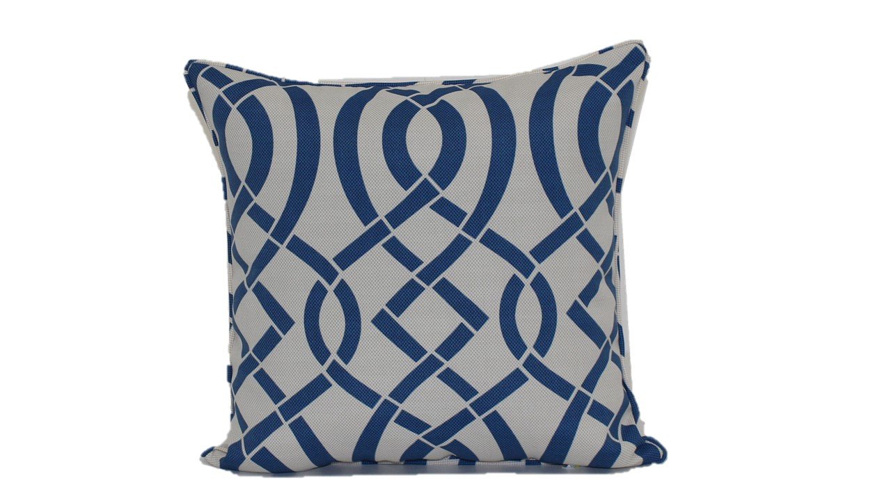 35360 Indoor/Outdoor Toss Pillow, 17-Inch, Empire Navy