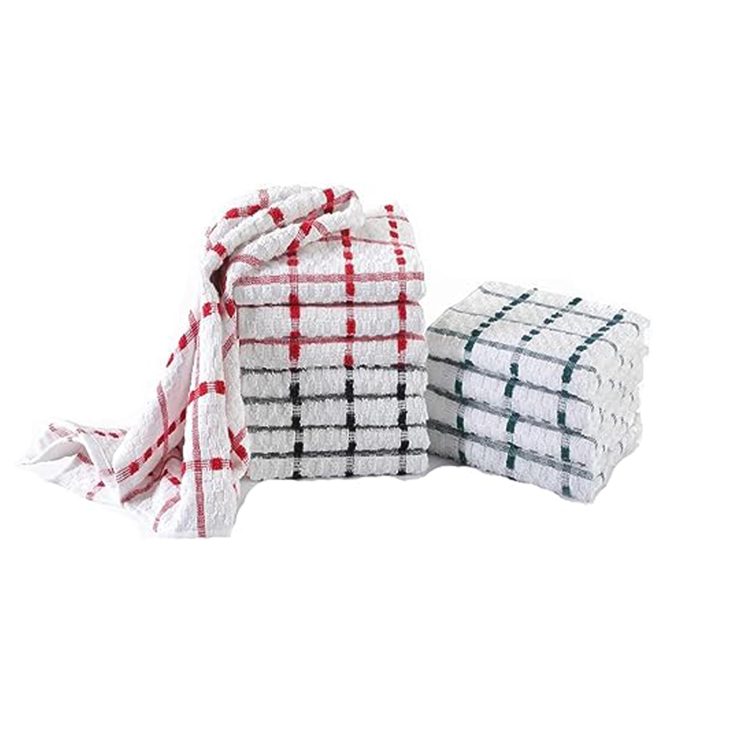 Set De Serviettes - 100% Coton, Éponge, Doux Et Absorbant 6 Pièces (2 S
