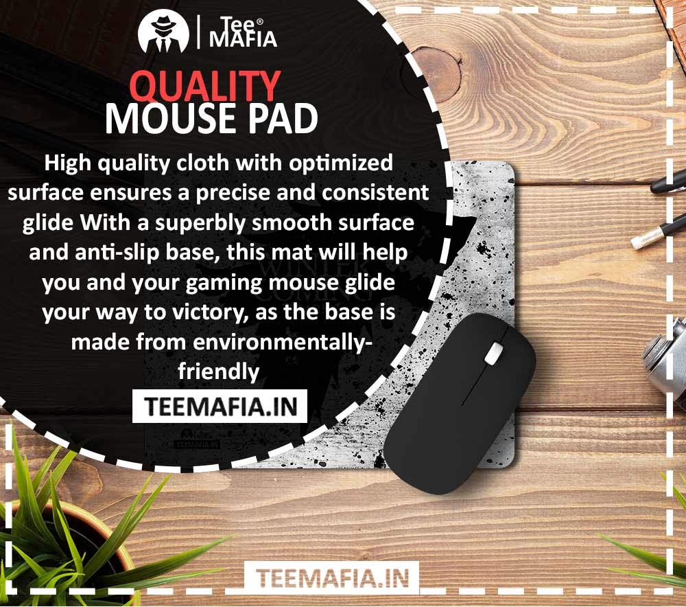 Tee Mafia Winter is Coming Gaming Mouse Pad for Gamers |Game of Thrones Mousepad | All Superhero Mousepad | Anti Skid Technology Mouse Pad for Laptops and Computers (All Superhero) 2