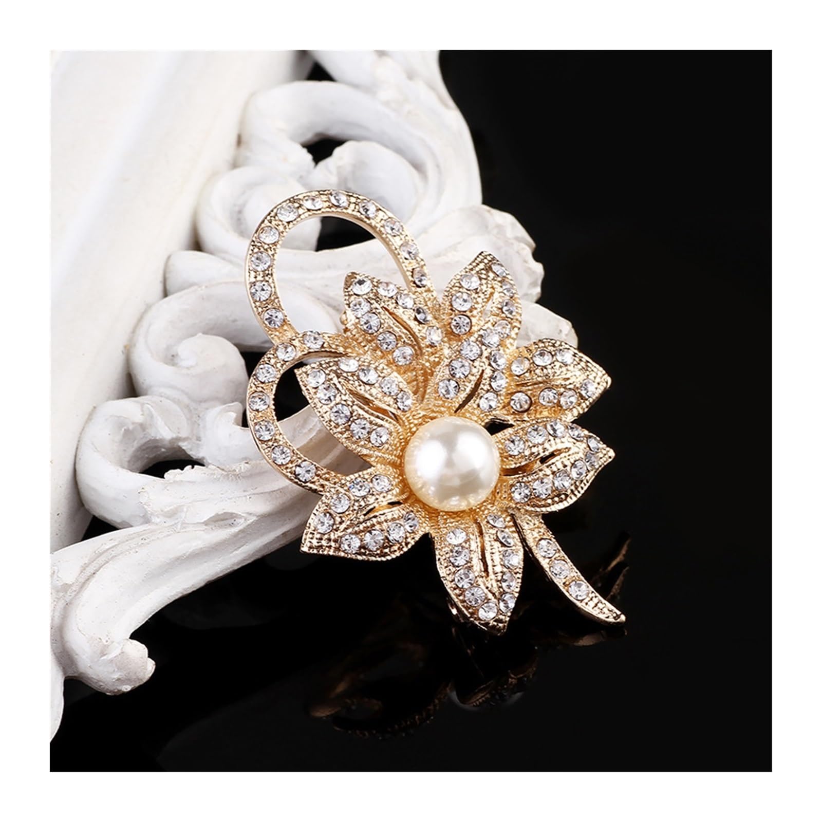 Spilla alla moda gioielli spilla pin lega fiore spille accessori indumento spilla, spille, 1