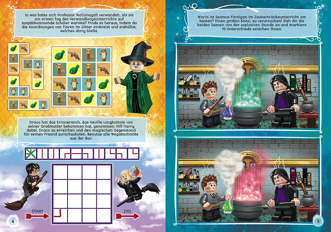 LEGO® Harry Potter™ – Rätselspaß für clevere Zauberer: mit LEGO® Minifigur „Lucius Malfoy™“