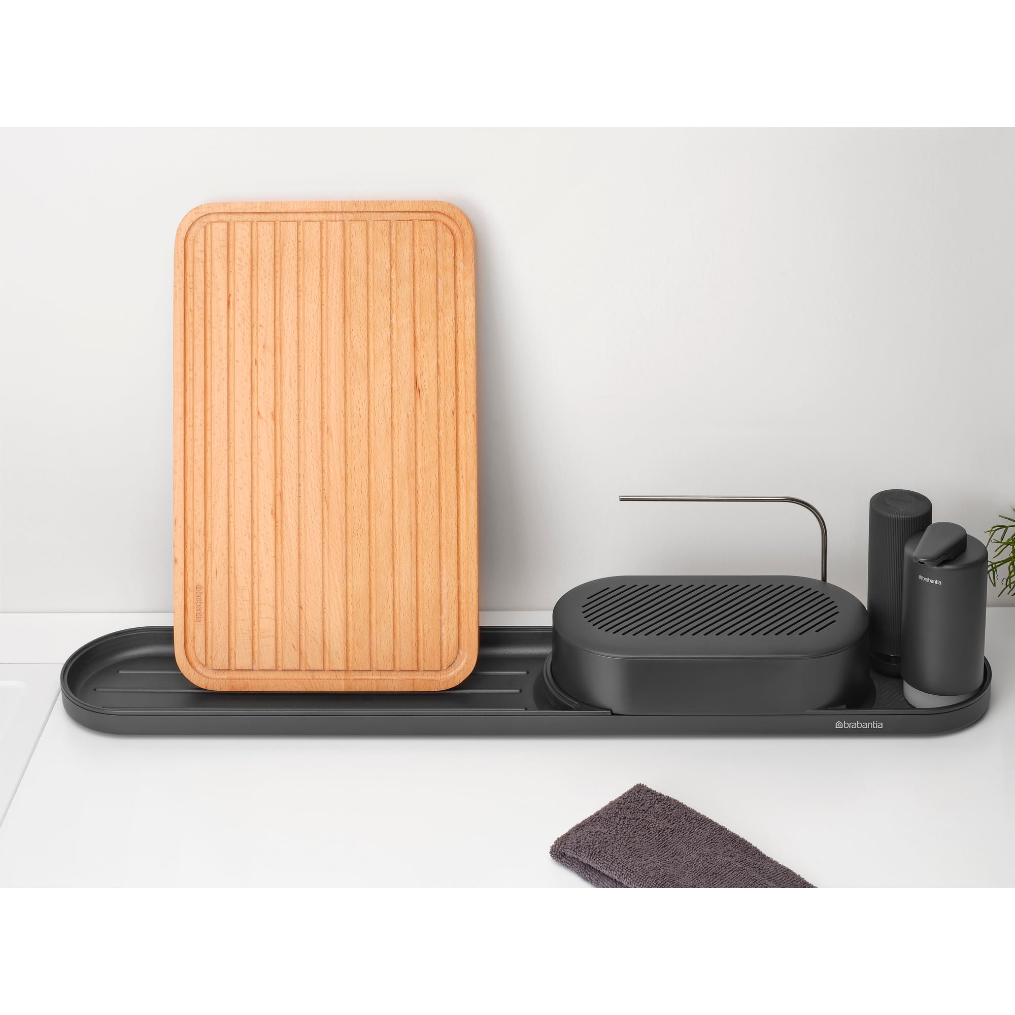 Brabantia Conjunto organizador SinkStyle, 4 peças, cinza | Amazon