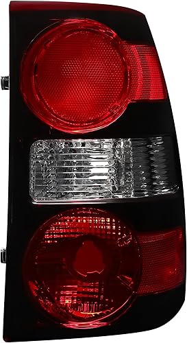 HECASA Luces traseras compatibles con Ford Explorer 2006-2010 de repuesto para 6L2Z13404CA FO2819140 luces traseras halógenas para el lado del