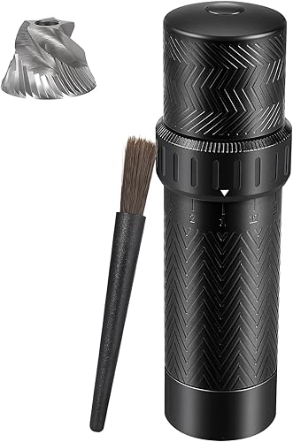 Miniatura 8 de Molinillo de pimienta manual resistente con más salida de pimienta, molinillo de pimienta de grado profesional recargable y grosor que se puede