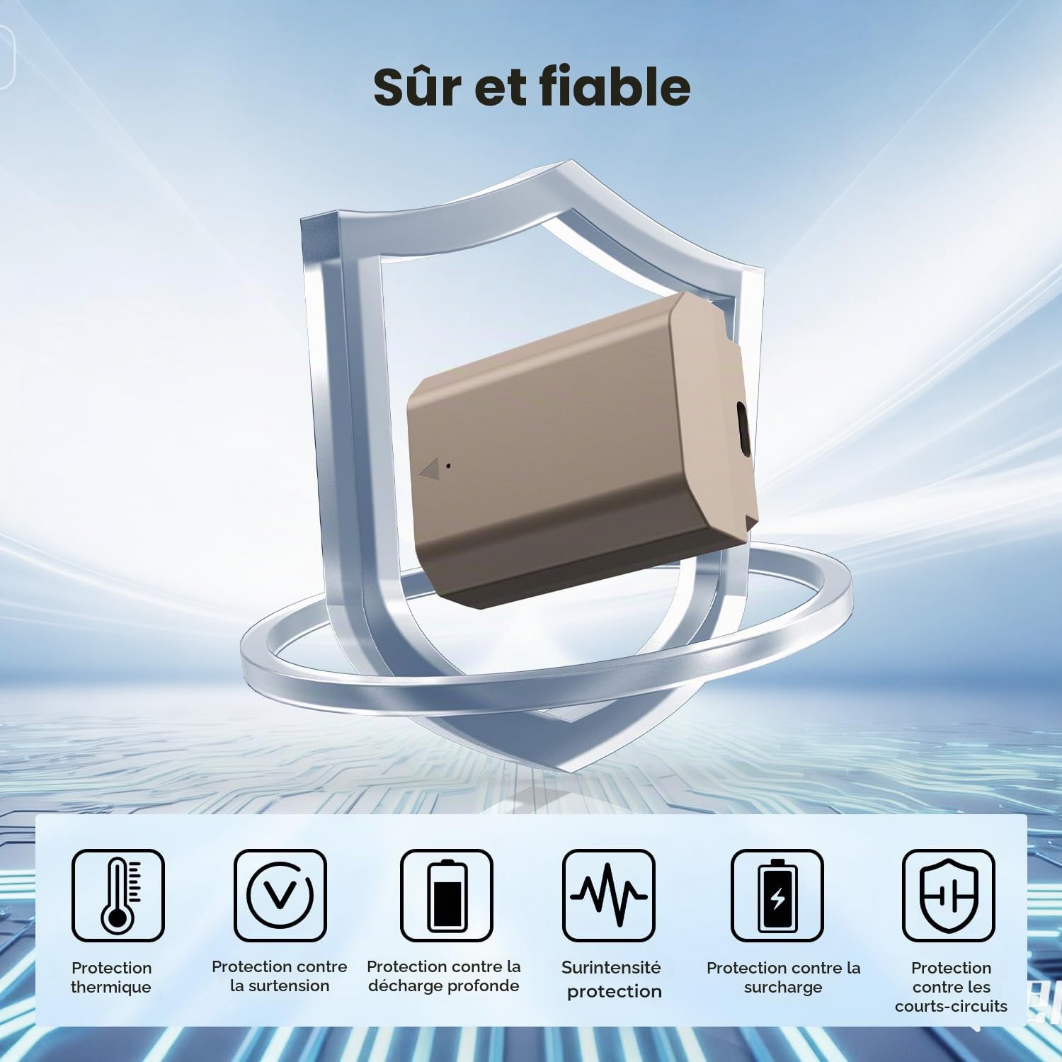 K&F CONCEPT NP-FZ100 Batterie d'appareil Photo avec Connecteur de Charge Directe de Type C Compatible avec Les Appareils Photo Sony A9 A7III A7RIII A7RIV A6600 ZV-E1 FX3, FX30 (2 Batteries)