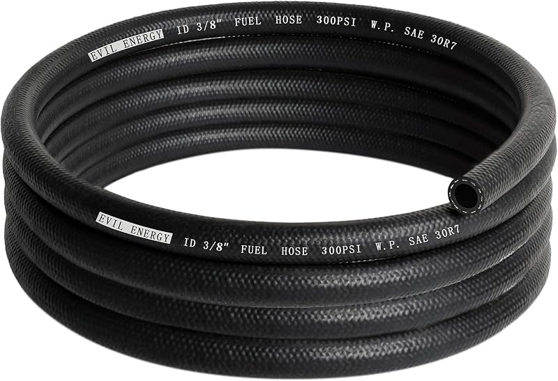 Mangueira de combustível EVIL ENERGY 3/8" NBR SAE 30R7 – 3,05 m