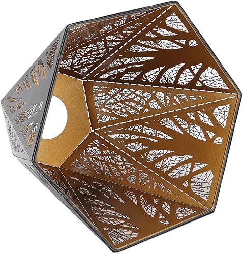 Pantalla de lámpara E27 E26, lámpara de escritorio de hierro forjado, pantalla de metal para tallar árbol de bosque negro, pantalla de metal para Pantalla de lámpara E27 E26, lámpara de escritorio de hierro forjado, pantalla de metal para tallar árbol de bosque negro, pantalla de metal para