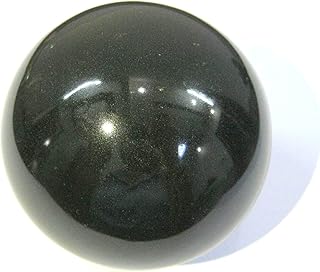 crystalmiracle Protective Black Tourmaline 50 MM FENG Shui Sphere Crystal Healing Metaphysical Gemstone Peace Psychic Energy Wellness VAASTU Health Aura Spiritual Wisdom Handcrafted
