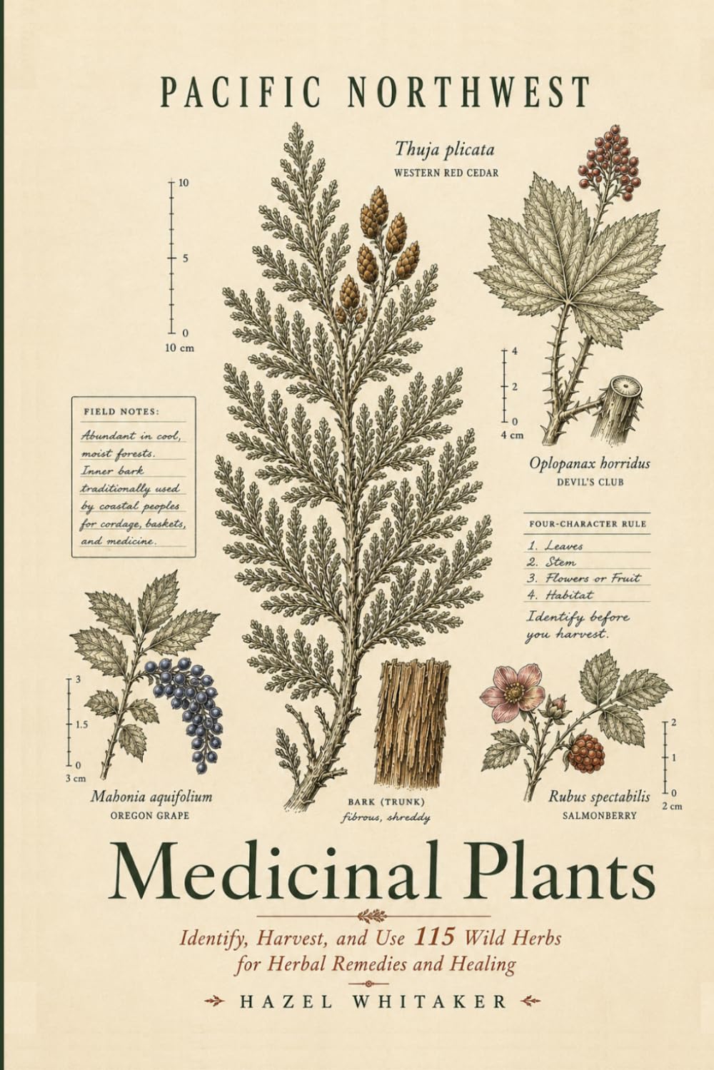 Pacific Northwest Medicinal Plants: Identify, Harvest, and Use 115 Wild Herbs for Herbal Remedies and Healing