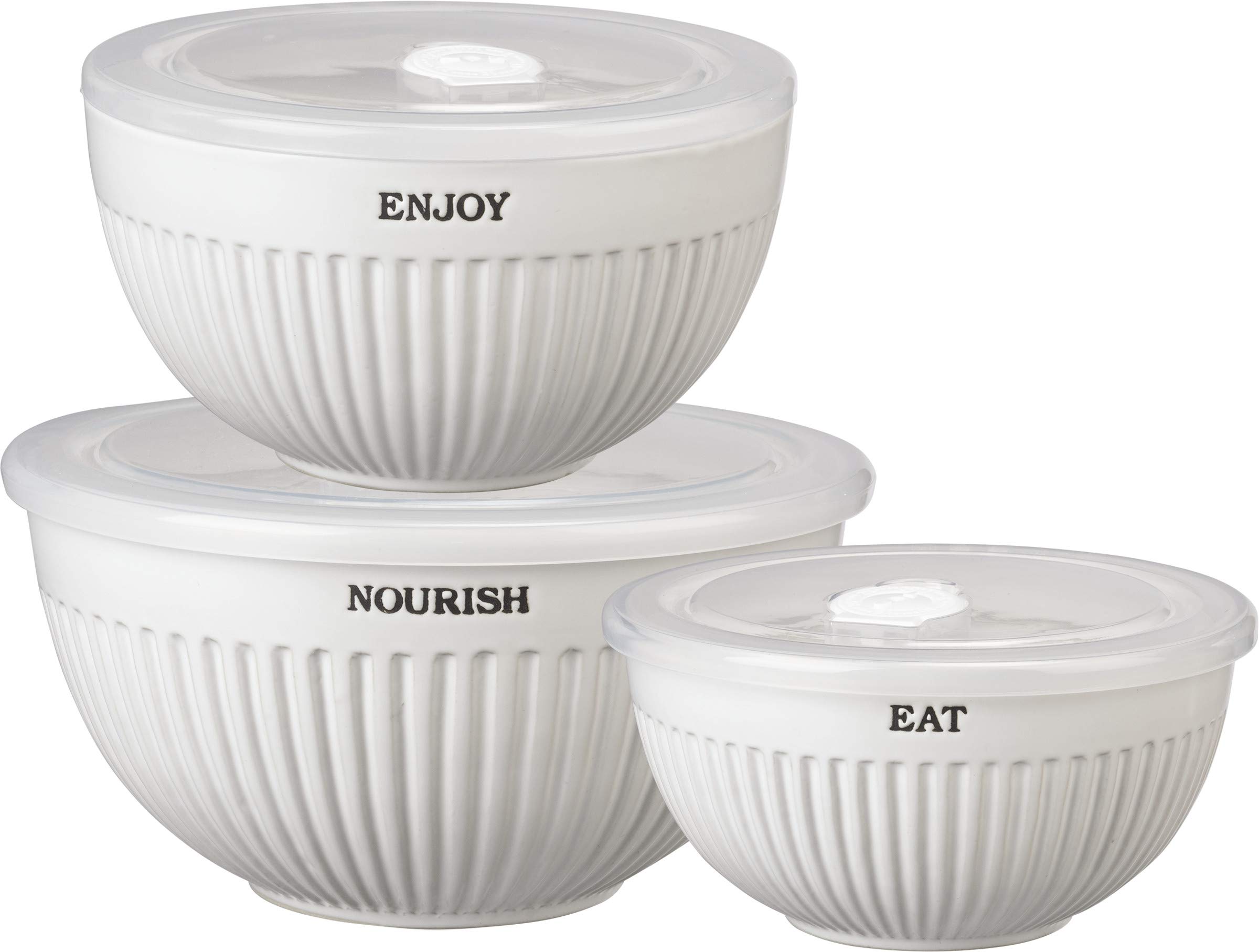Bols Mangez profitez nourrissez pour nettoyer facilement et ranger la cuisine