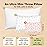 Mini Toddler Pillow with Pillowcase - 9x13 My Little Dreamy Travel Kids Pillow for Sleeping, Toddler Bed, Small, Tiny, Organic Cotton Pillowcase, Soft & Breathable, Kids 2-4 Years Old (Flutter)