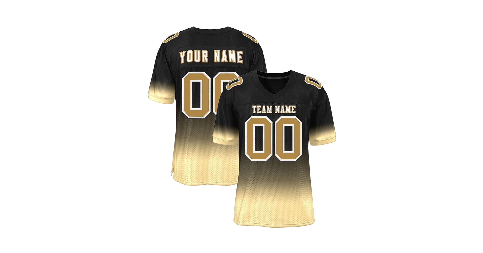 Amazon.com: Custom Mesh Football Jersey Sports T-Shirt
