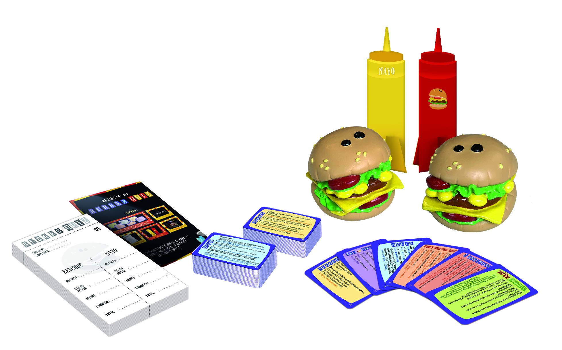 Dujardin - Burger Quiz - Jeux de société, 01095, Multicolore