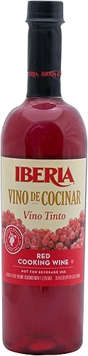 Iberia Red Cooking Wine 25.4 fl. oz., Exclusively for Cooking,