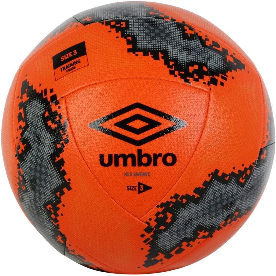 Umbro Neo Swerve Ni Soccer Ball (3) (Orange/Black/Carbon)