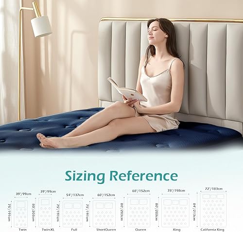 Miniatura 39 de Hansleep Cubrecolchón Queen de viscosa derivada del bambú, cubrecolchón de espuma viscoelástica tamaño Queen con bolsillo profundo, protector
