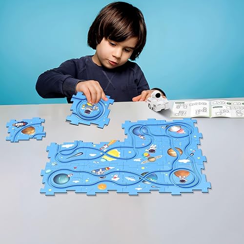 Miniatura 9 de Juego de rompecabezas y pistas, juego de rompecabezas para niños, juguetes educativos para niños y niñas de 3, 4, 5, 6 años, juguete Montessori para