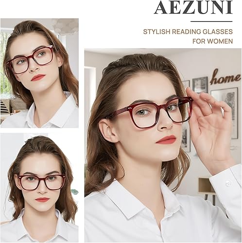 Miniatura 8 de Anteojos de lectura de marco grande para mujer, anteojos de lectura cuadrados de moda 1.0 1.5 2.0 2.5 3.0 3.5 4.0 5.0 6.0