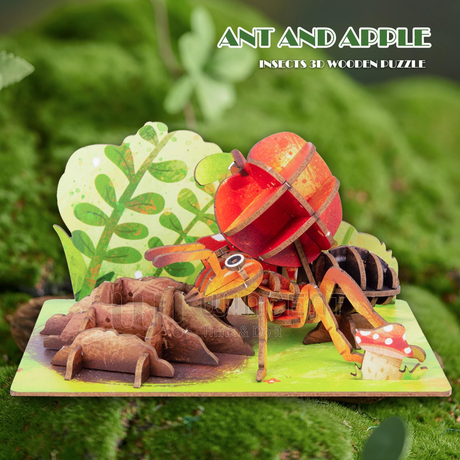 Sadodo 3D Wooden Puzzle DIY Kit - Image 3