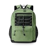 Mały plecak codzienny 10 l dla dzieci, dziewcząt i chłopców w wieku 3–9 lat, mini wodoodporny plecak outdoorowy do sportu, podróży, turystyki i campingu, zielony (Wojskowa zieleń), 10L