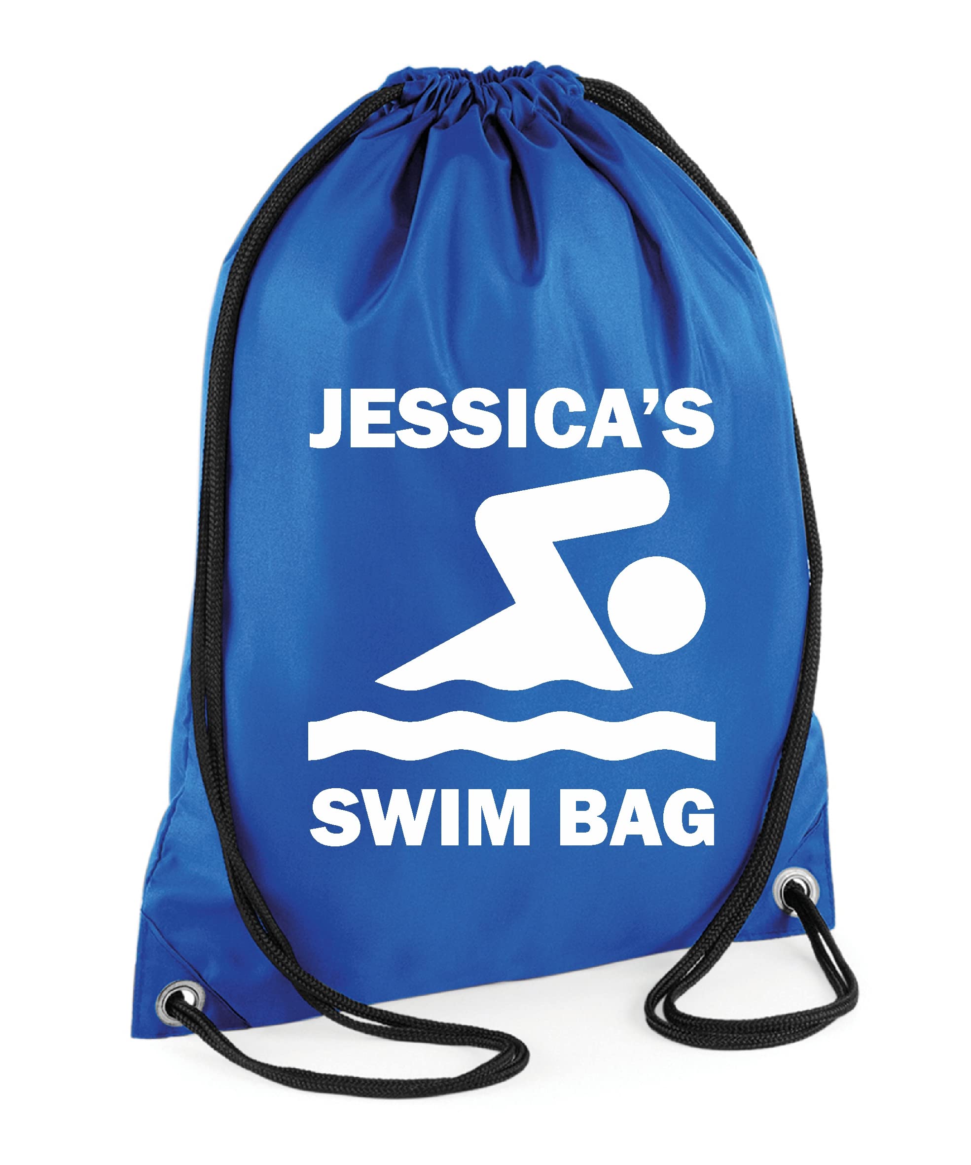 Flexi-Print Personalised PE Bag - Drawstring Gym Bag, Swimming Kit Bag, School PE Kit Bag, Kids Swimming Bag For School, Personalised Drawstring Bags For Kids, Drawstring PE Bag