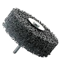 Vista 3 de Gator - Rueda de pelar montada en taladro de 4 pulgadas, carburo de silicio, grano extra grueso