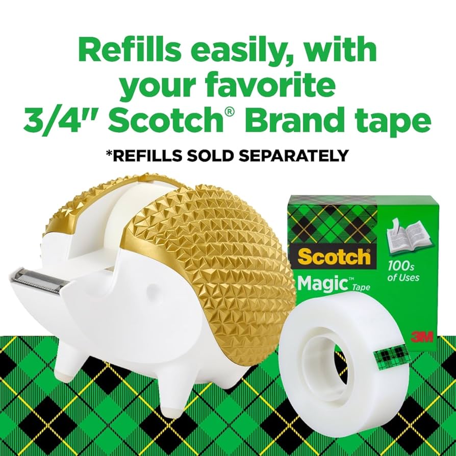 Amazon.com : Scotch Hedgehog Tape Dispenser, Great for Gift