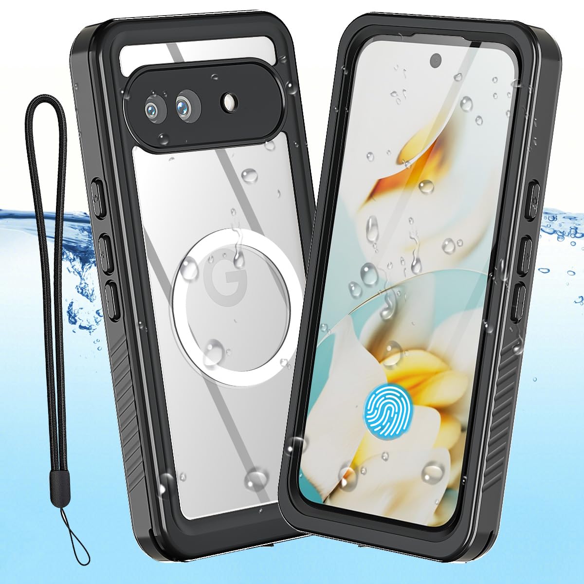 Amazon.com: AICase for Google Pixel 9a Case Waterproof Clear with