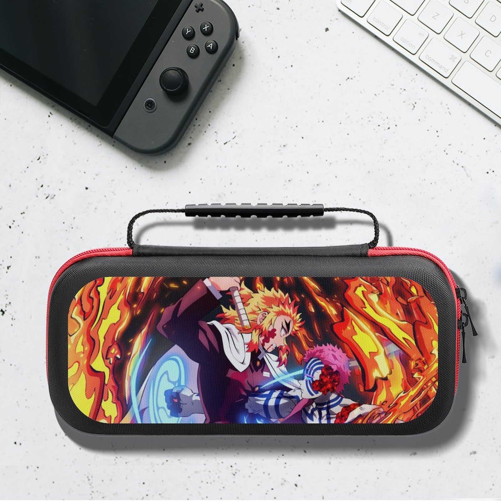 Amazon.co.jp: Switch/Switch OLED ケース 鬼滅の刃 炎柱 煉獄杏寿郎