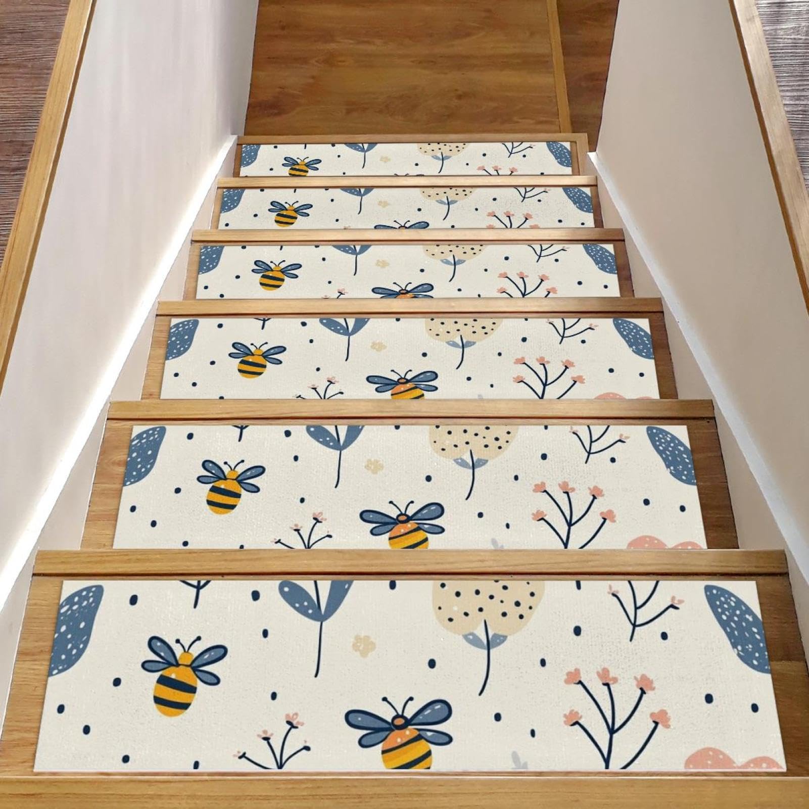 Tapis de marche d'escalier antidérapant pour escalier intérieur de maison familiale