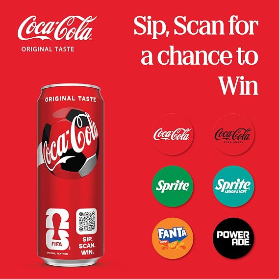 Coca Cola Zero Sugar 24 x 330ml Cans