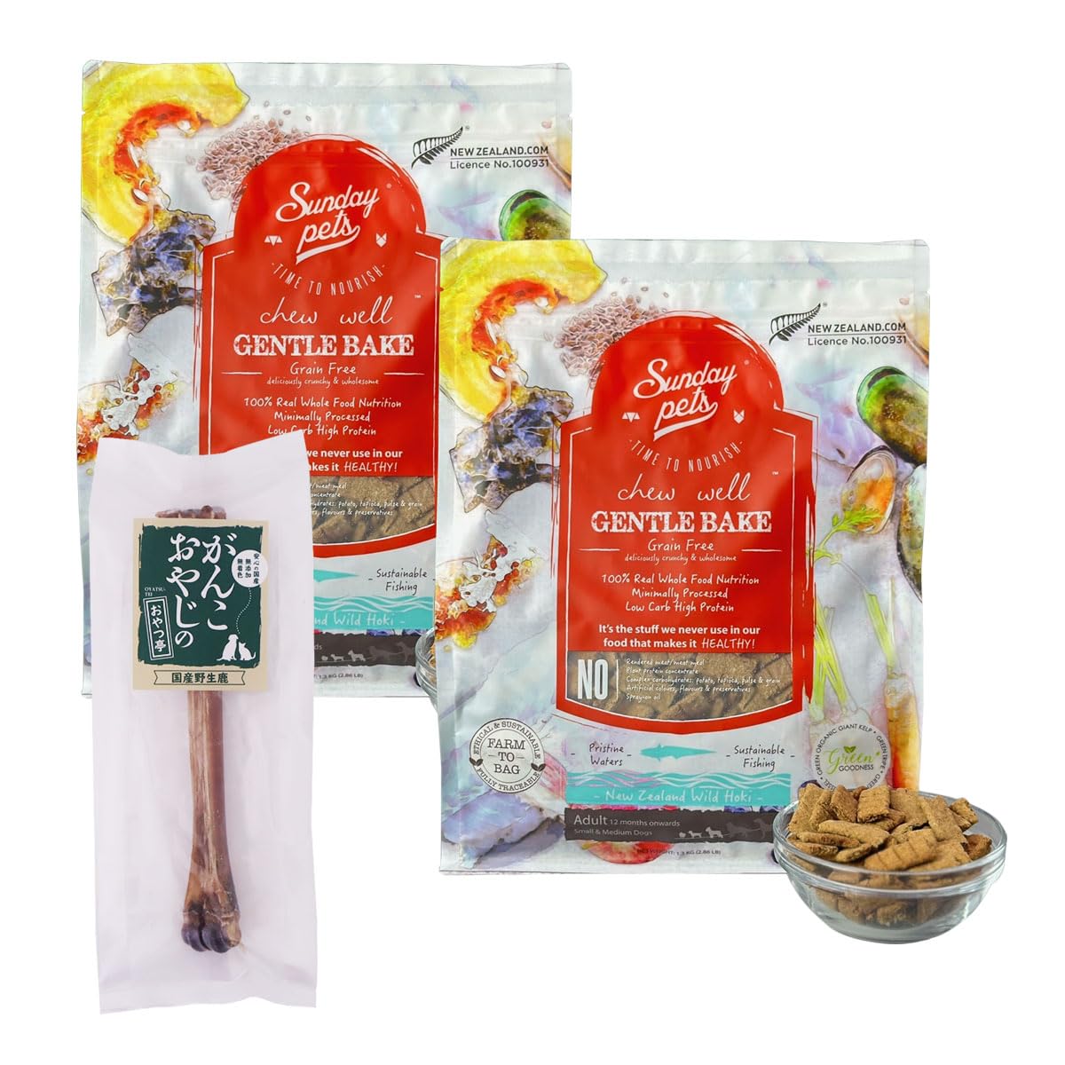 Amazon.co.jp: サンデーペッツ ドッグフード ジェントルベイクグレイン