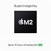 Apple MacBook Air 2023 con Chip Apple M2 con CPU de 8 núcleos/GPU de 10 núcleos (15 pulgadas, RAM 8GB, Almacenamiento SSD 512GB) (QWERTY Inglés) Medianoche (Renovado) 3