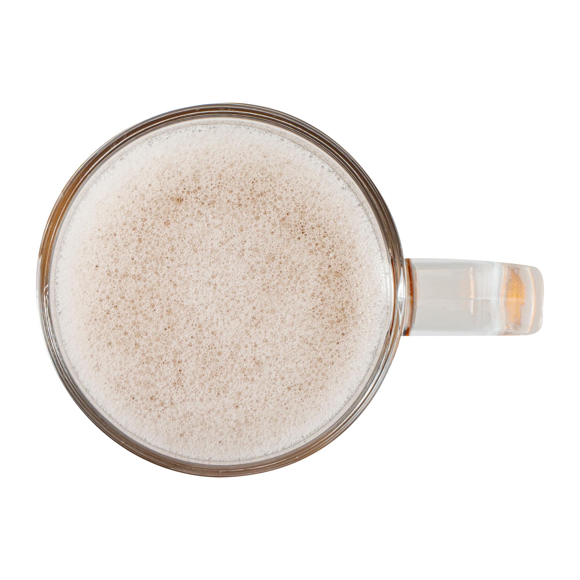 Restaurantware - Vetri - Tazas de cerveza de 473 ml, 24 vasos de cerveza lavables en lavavajillas con asa, sin plomo, base pesada, vasos grandes de vidrio transparente, para bares, restaurantes, hogar