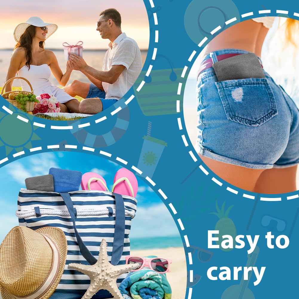 flintronic 4PCS Removedores Arena Playa, Bolsa de Eliminación de Arena Accesorios de Playa, Bolsa Portátil para Quitar Arena para Actividades de Voleibol al Aire Libre, Surf Verano, Cámping