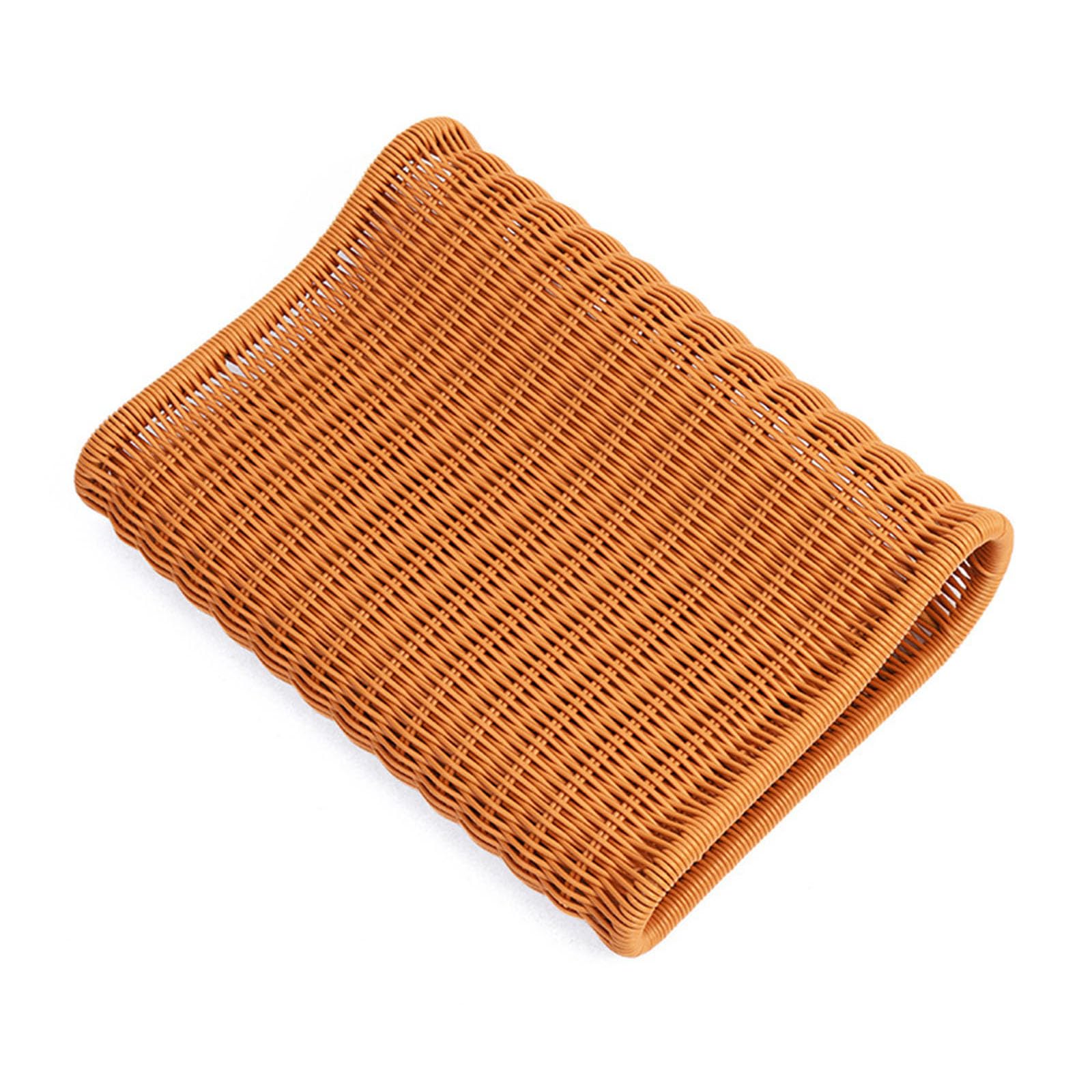 Buxuaaaa And Durability Handcrafts Pillow Faux Rattan Pillow for Refreshing Sleep, Great for Any Room or on Travel Handwoven