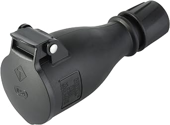 Electraline 55080, Professional Aerea Base, IP54 protection, with Automatic Spring to allow freehand operation, Black