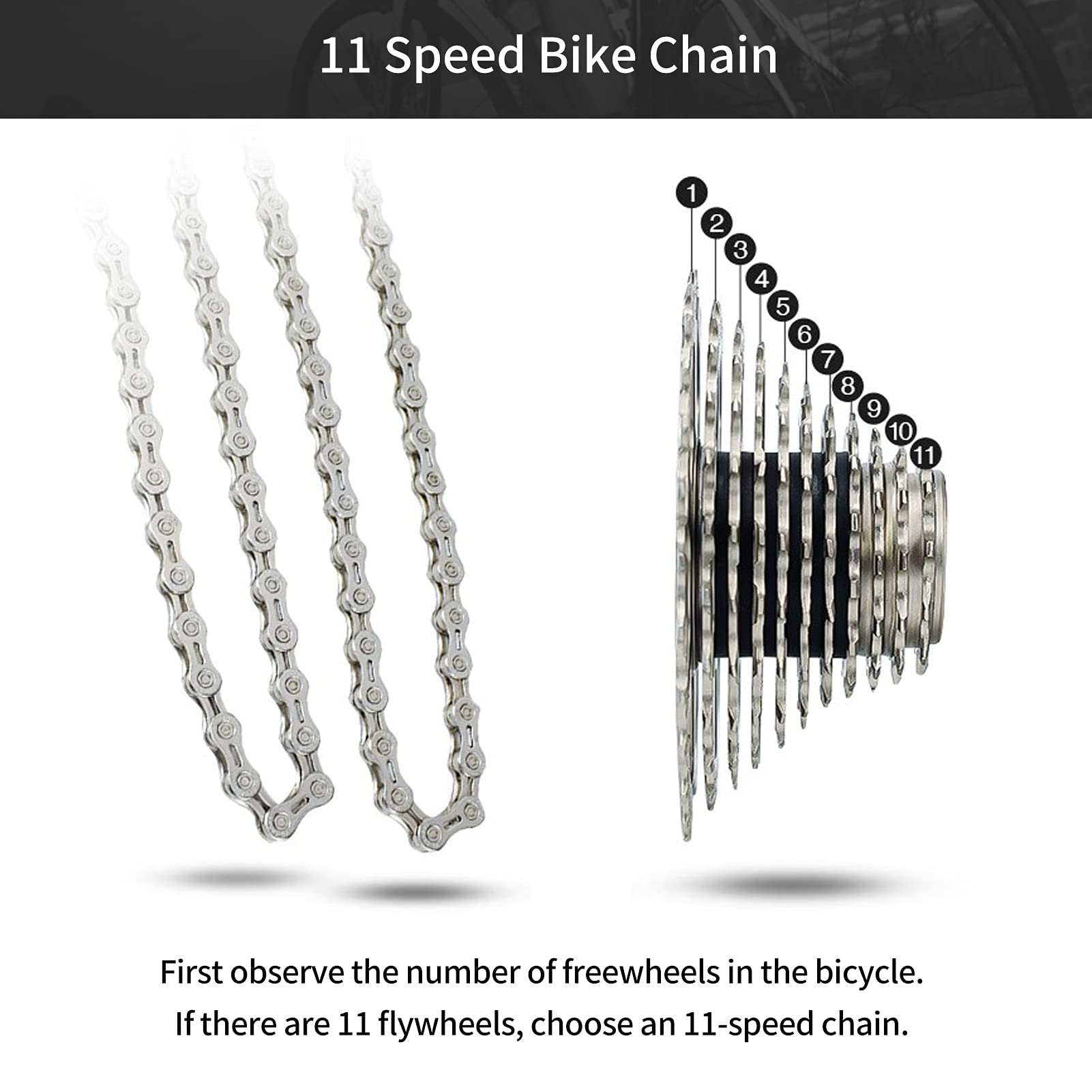 8-speed Fietsketting, 116 Schakels Lichtgewicht Fietsketting Mountain Racefietsketting Fietsvervangingsketting Gouden Flatbed voor Road Mountain Racing Fietsen