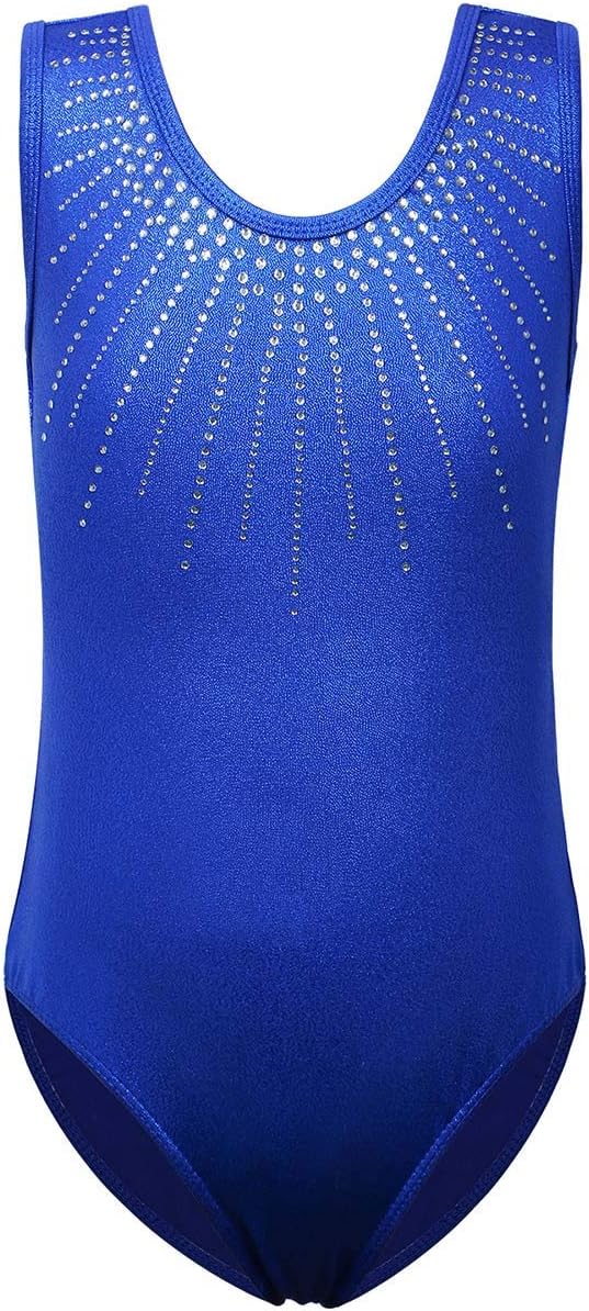 BAOHULU Gymnastics Leotards for Girls Shiny Jewels Kids Athletic Apperal Dance Outfit